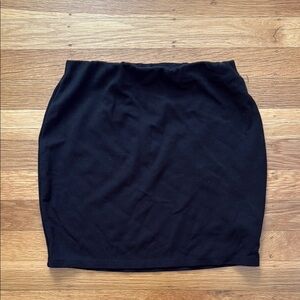 Art Class Kids Black Mini Pencil Skirt